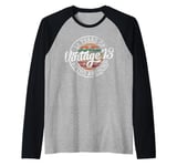 Vintage 2013 Bday Stamp 12th Birthday Gifts 12 Year Old Raglan Baseball Tee