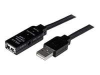 StarTech.com Câble Répéteur Active USB 2.0 10 m Mâle vers Femelle - Rallonge / Extension USB 2.0 Actif - 1x USB A (M) 1x USB A (F) - 10m - Rallonge de câble USB - USB (F) pour USB (M) - USB 2.0 -...