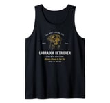 Vintage Styled Retro Labrador Retriever Tank Top