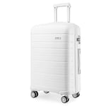 Kono Valise légère à Coque Rigide pour Voyage, Blanc, Cabin 20 inch, Valise Cabine Rigide