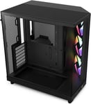 Boîtier Moyen-Tour Compact Double Chambre Airflow - NZXT H6 Flow - CC-H61FW-01