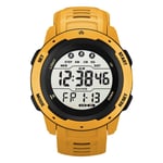 SYNOKE 9811 Luminous Large Screen Outdoor Running Student Watch(Yellow)