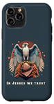 iPhone 11 Pro In Jesses We Trust Epic Cool Falconry Falconer Bird Hawking Case