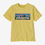 Patagonia Kids P-6 Logo T-shirt t-skjorte barn Milled Yellow 62148 MILY XL 2024