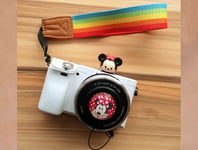 Rainbow Stripe wrist strap for DSLR SLR Compact, Bridge & micro cameras UK STOCK