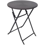 Mobili Rebecca - Rebecca Mobili Table de Jardin Pliante en Plastique pour Terrasse Exterieur