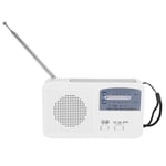 Hätäradio aurinkoenergialla ja käsikammalla, itsesähköinen, akku USB-lataus Fm/am-radio LED-lamppu