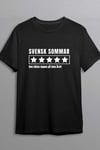 Dunken Svensk sommar recension T-shirt (Herr,S)