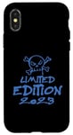 Coque pour iPhone X/XS Édition limitée 2023 Anniversaire 2023 Born 2023 Vintage