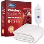 Silentnight Comfort Control Electric Blanket - Heated Underblanket with 3 Heat S