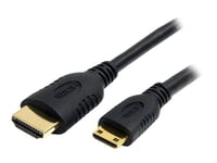 Startech.Com 1M High Speed Hdmi Cable With Ethernet Hdmi To Hdmi Mini - Hdmi-Kabel Med Ethernet - Hdmi Hane Till 19 Pin Mini Hdmi Type C Hane - 1 M - Skärmad - Svart