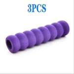 Bloc de poignée de porte rond en caoutchouc EVA,1 pièce,housse de protection en mousse pour meubles,sécurité bébé,pratique,antistatique - Type Purple-3 #B