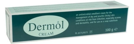 100g - Dermol Emollient Cream - Dry Itchy Skin Eczema and Dermatitis 