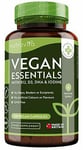 2x Nutravita Vegan Essentials B12 D3 DHA Iodine 120 Capsules Food Supplement