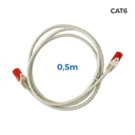 edm cable reseau cat 6 rj45 lszh 0.5 m