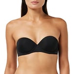 Calvin Klein Women's Push UP Strapless 000QF5677E Bras, Black (Black), 34B