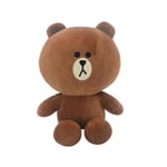 Line Friends Brown Sally Plyschdockor Leksaker Kawaii Cartoon Cony Choco Mjukt Stoppat Djur Soffa Kudde Heminredning Barn Julgåva 37CM 1