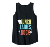 Womens Funny School Cafeteria Worker Crew and Lunch Lady Quote Tank Top