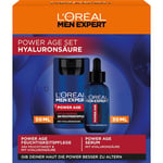 L’Oréal Paris Men Expert Collection Power Age Gift Set 24H Revitalising Moisturiser 50 ml + Hyaluronic Acid Serum 30 ml