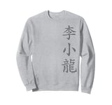 Bruce Lee Little Dragon Chinese Symbols Sweatshirt