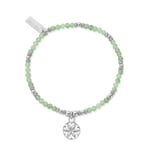 ChloBo SBAFR3404 In Bloom FLOWER MANDALA Aventurine Bracelet Jewellery