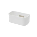 KalaMitica - Récipient Magnétique 13,8x6,7x5,7cm - Blanc - Boîte de Rangement Aimanté pour Tableau, Réfrigérateur, Casier - Porte Stylo, Porte Marqueurs, Cache-pot