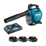 Makita DUB363PFV-3 Twin 18v Brushless Blower & Vacuum (3x3Ah)