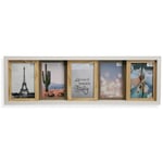 Bigbuy - Porte photos mural Bois mdf (4,5 x 19,4 x 62 cm)