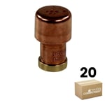 Lot de 20 Mini boutons de meuble cuivre Industriel Ø18 Arcanaute