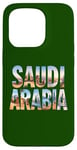 Coque pour iPhone 15 Pro Tenue de voyage de vacances en Arabie Saoudite