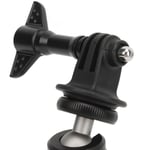 Camera Motorcycle Mount Clamp 360° Rotation Anti Shake With 1/4Inch Adapte Part