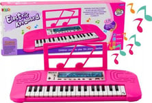 Leantoys Elektriskt Baby-Piano 36 Melodier Rosa