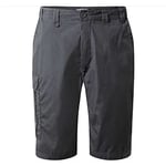 Craghoppers Mens Kiwi Long Hiking Shorts, Black, 34W EU