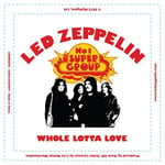 Led Zeppelin Fridge Magnet Whole Lotta Love new Official 76mm x 76mm