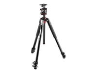 Manfrotto MK055XPRO3-BHQ2, 3 jalkoja, Musta, 181,5 cm, 3 kg