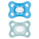 MAM Comfort Soother 0+ Months X2 - Blue