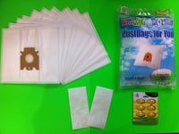 10 Vacuum Cleaner Bags Filter Bags Suitable for Miele: S 4562 (Dust Bag)