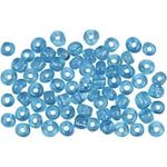 Creativ Seed Beads - 4 mm Klar Turkos 25 gram