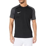 Nike Men's Dri-FIT Strike II Short Sleeve Jersey, Black/Black/White, S