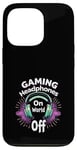 Coque pour iPhone 13 Pro Musique et jeux audio immersifs Bandes sonores Gaming Beats