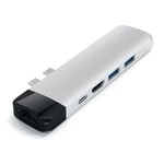 Satechi USB-C Pro Hub med 4K HDMI och Ethernet Silver