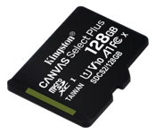 Kingston microSDXC Canvas Select Plus minneskort 128GB 100MB/s inkl SDXC-adapter