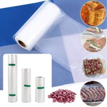 Vacuum Food Sealer Roll Bags Saver Seal Storage Heat Craystal 20*500cm