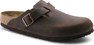 Birkenstock Unisex Boston Oiled Leather Regular Habana, 43