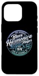 Coque pour iPhone 16 Pro Modern Blues Harmonica Born In 1978 Vintage 47th Birthday