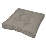 Coussin lounge assise extérieur Gris clair 70x70x10cm