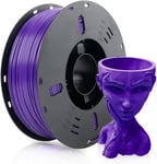 Filament 1.75mm, Renforcé Ténacité Imprimante 3D Filament, Précision Dimensionnelle +/- 0.02mm, 1KG Bobine (2.2 LBS) Filament d'impression 3D pour Imprimante 3D (ABS Pro, Violet)