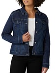 Riders by Lee Indigo Women's Denim Jacket Jeans, Drenched-Dark Blue, L