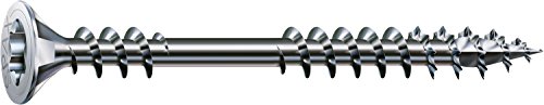 Spax Wirox verleges à vis filetage partiel 4,5 x 70 Torx 20/argenté, lot de 500 541010450705