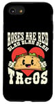 iPhone SE (2020) / 7 / 8 Funny Valentines Day Roses Are Red Blah Taco Lover Foodie Case